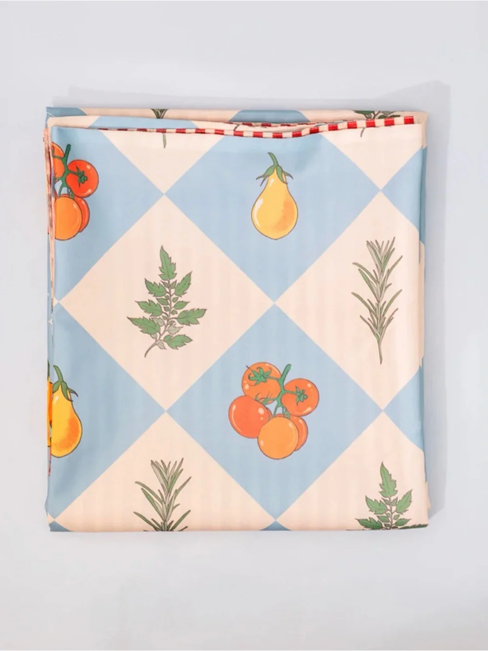 ban.do Red Stripe & Blue Diamond Reversible Throw